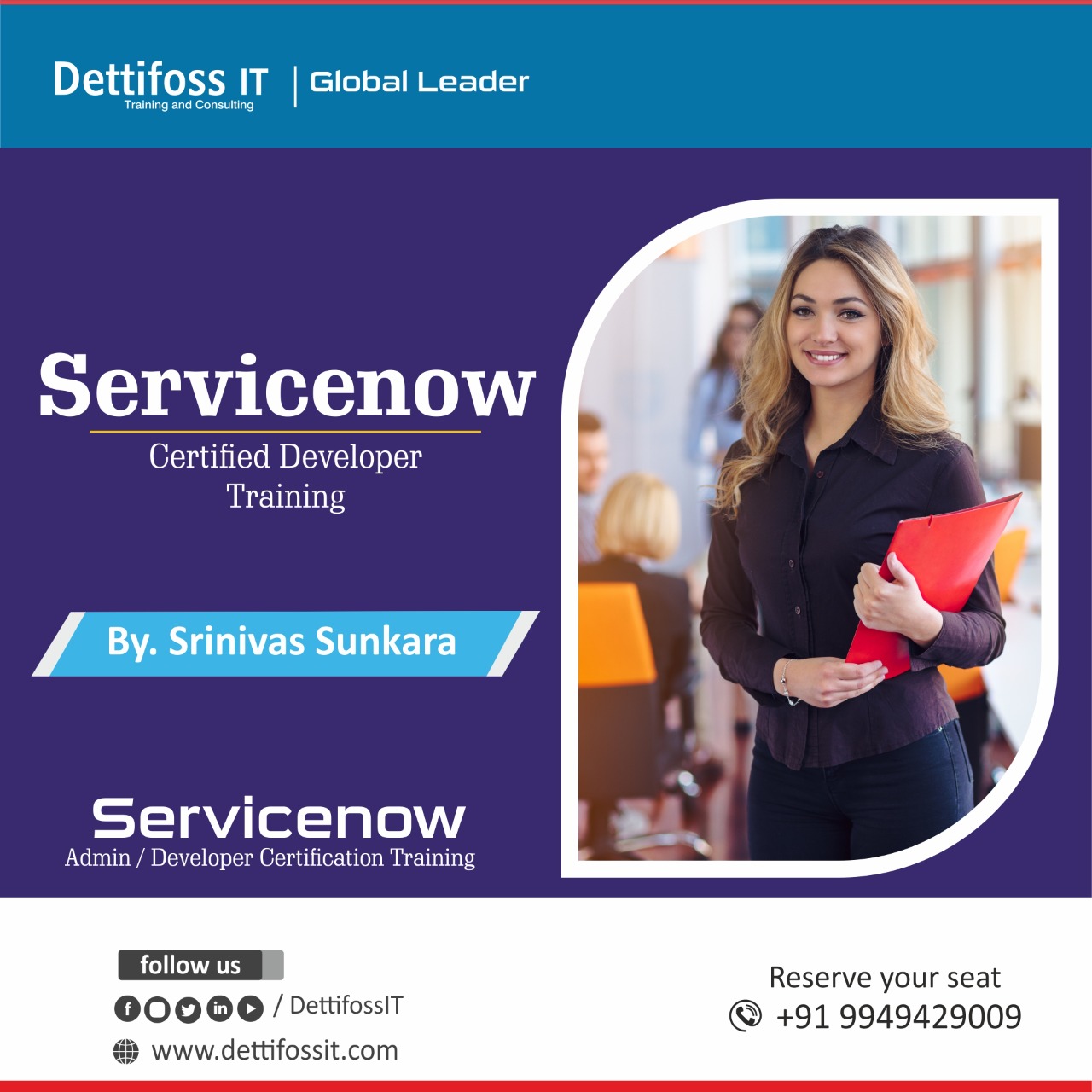 Servicenow Training - Mr.Srinivas Sunka